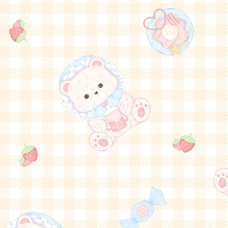 Baby Clothing Usa - yellow “Baby Bear” Scattered Print Lolita