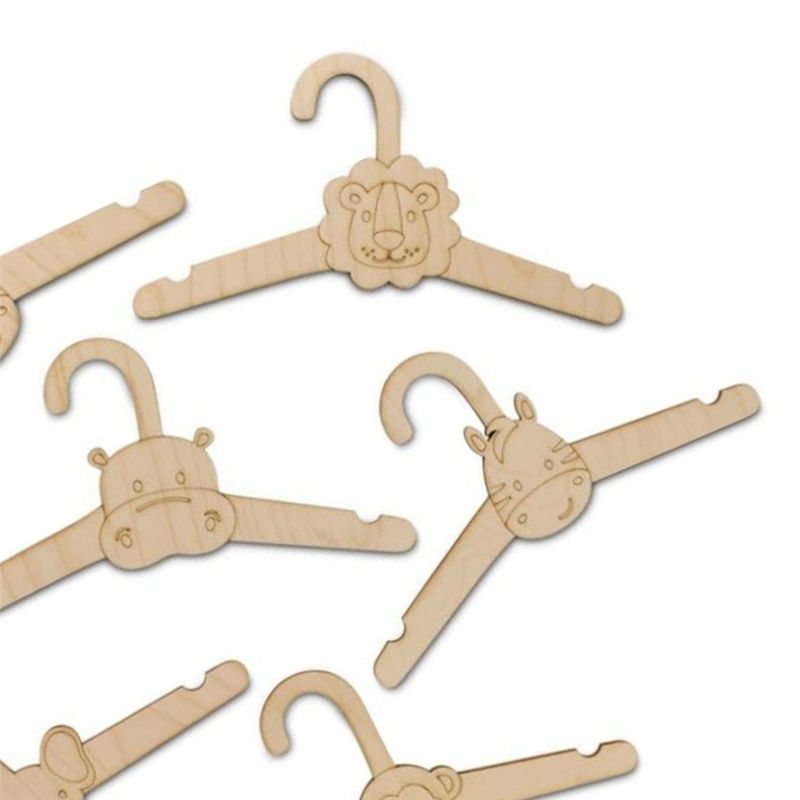 ABVT-20PCS Cute Wooden Clothes - đánh giá và giá Baby Clothing Hanging Rack