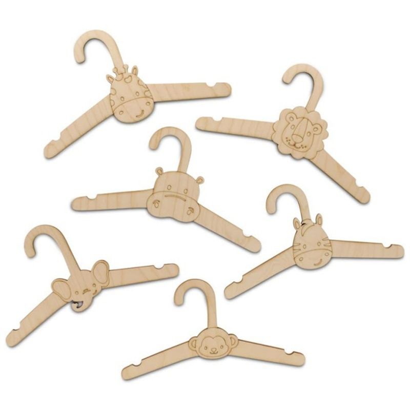 ABVT-20PCS Cute Wooden Clothes - đánh giá và giá Baby Clothing Hanging Rack