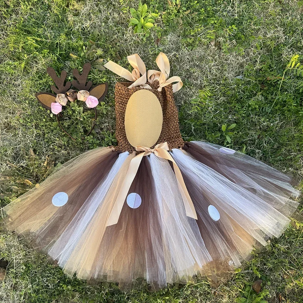 Deer Tutu Dress Girl Christmas - đánh giá và giá Baby Clothing Dresser