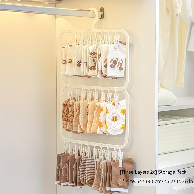 Household Multi-clip Baby Hang - đánh giá và giá Baby Clothing Hanging Rack