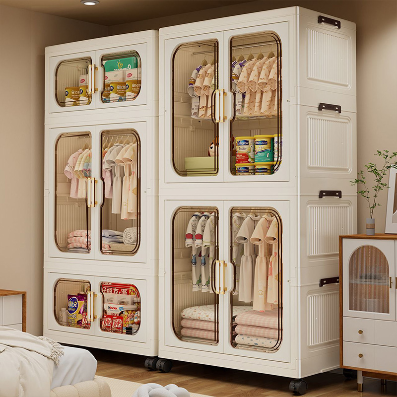 Colorful Foldable Kids Wardrob - đánh giá và giá Baby Clothing Dresser