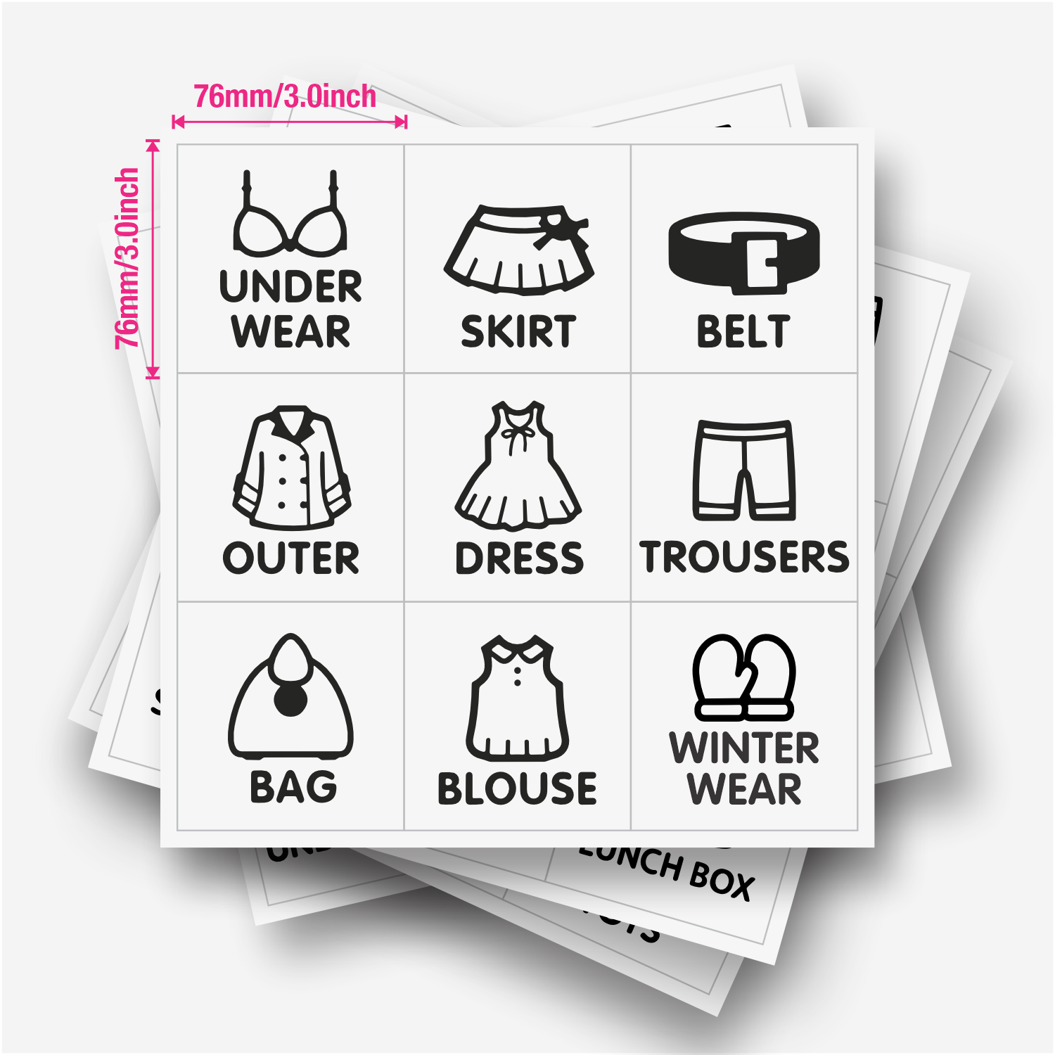 9 pcs/Sheet, Wardrobe Organize - đánh giá và giá Baby Clothing Usa