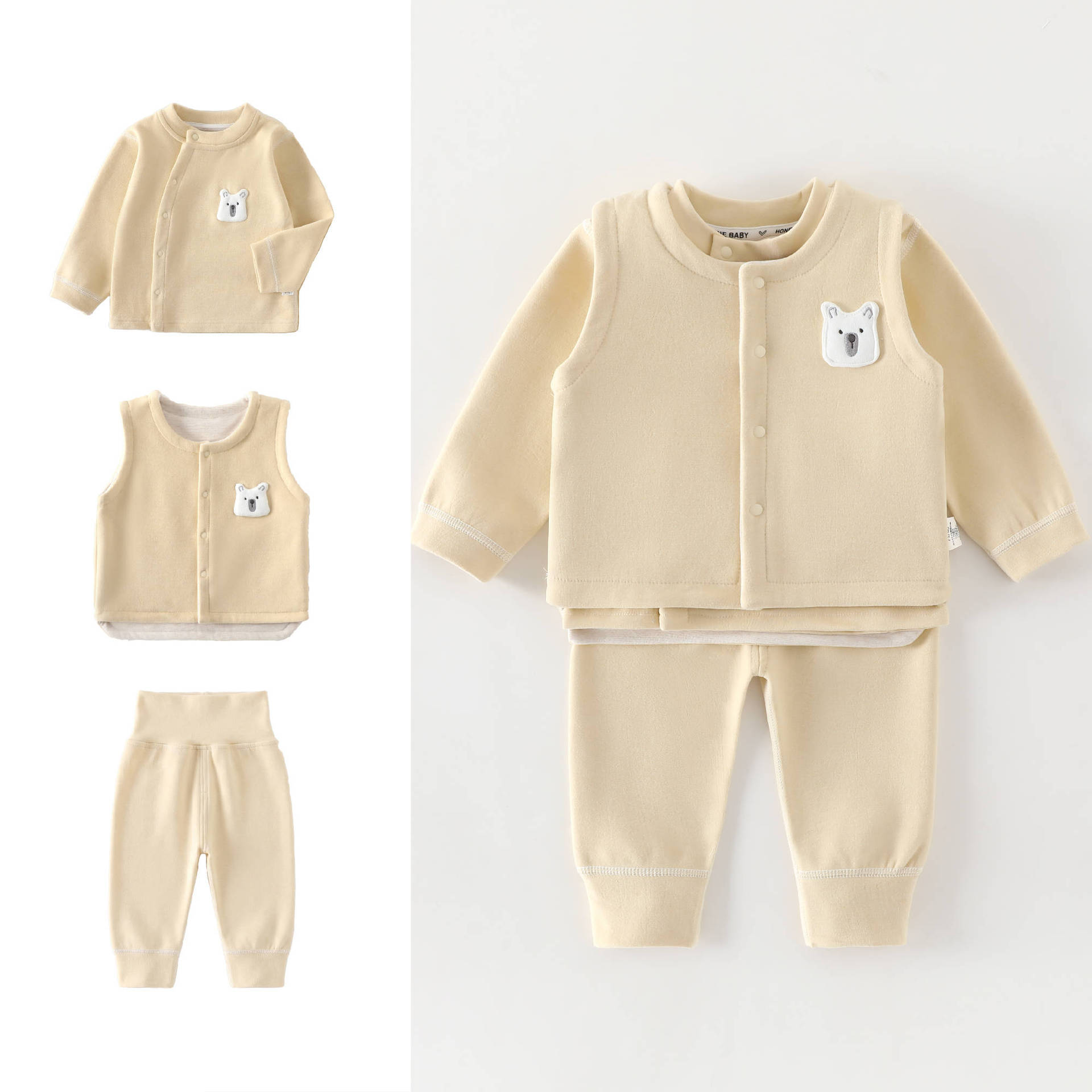 0-4 Year Old Baby Vest+long Sl - đánh giá và giá Baby Clothing High Quality